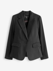 Black Tailored Single Breasted Jacket - Image 6 of 6