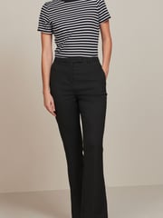 Black Tailored Bootcut Trousers - Image 2 of 5