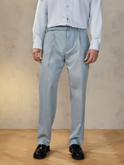Blue EDIT Slouchy Style Suit Trousers - Image 2 of 8