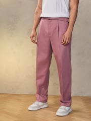 Pink EDIT Slouchy Style Suit Trousers - Image 1 of 8