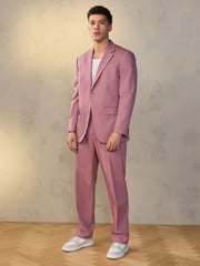 Pink EDIT Slouchy Style Suit Trousers - Image 2 of 8