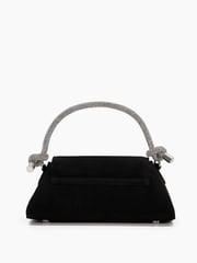 Dune London Black Brynley Diamanté Tubular Hand Bag - Image 5 of 7