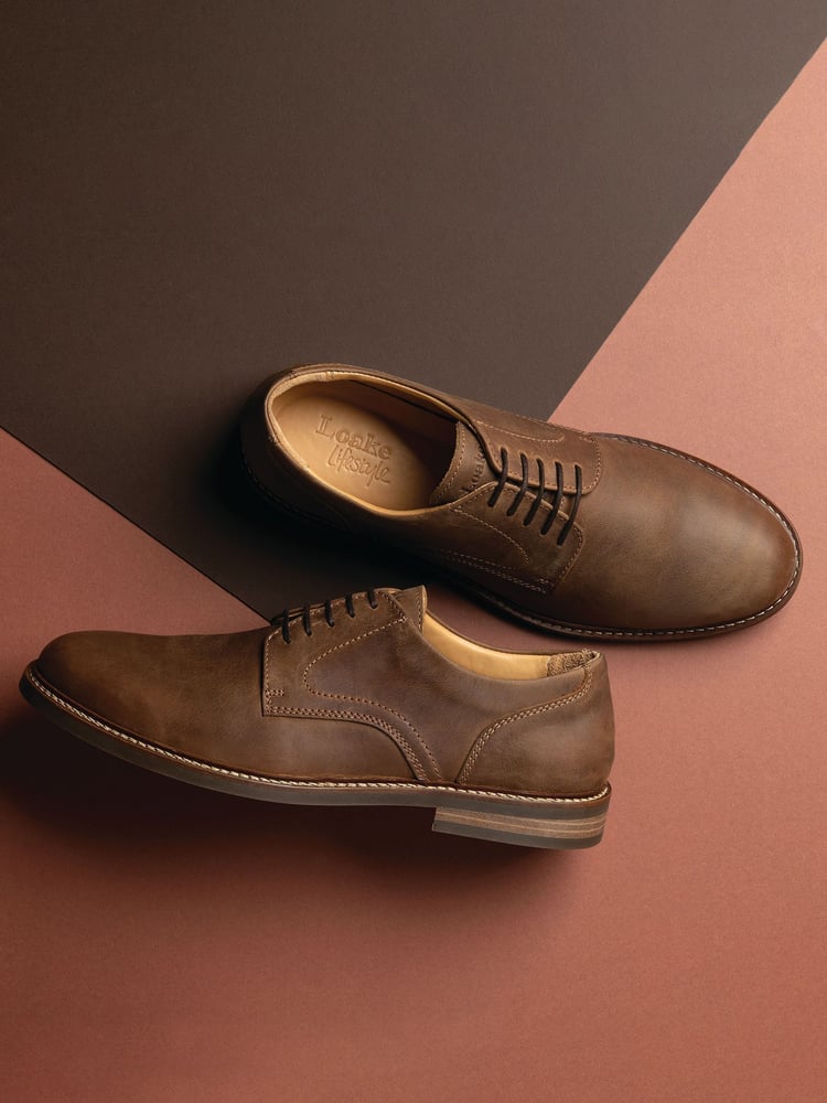 Loake Franklin Nubuck Plain Derby Shoes - Image 2 of 5 Loake Franklin Nubuck Plain Derby Shoes - Image 2 of 5