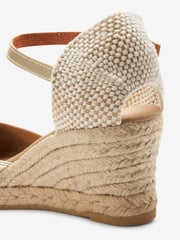 Gold Forever Comfort® Leather Closed Toe Low Wedges - Image 6 of 6