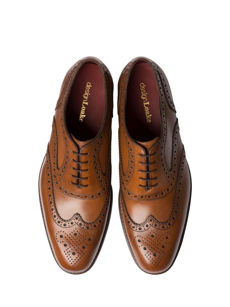 Loake Kerridge Calf Leather Brogue Shoes - Image 3 of 3 Loake Kerridge Calf Leather Brogue Shoes - Image 3 of 3