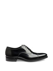 Loake Smith Black Polished Oxford Toe Cap Shoes - Image 1 of 3