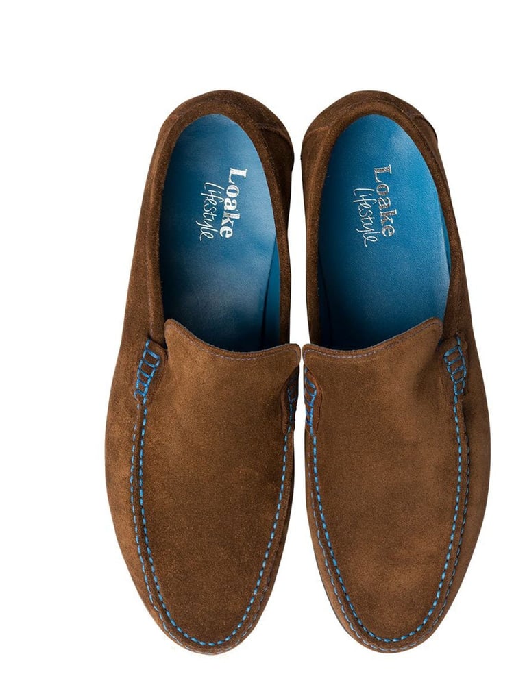 Loake Nicholson Suede Apron Loafers - Image 3 of 3 Loake Nicholson Suede Apron Loafers - Image 3 of 3