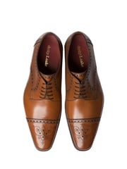 Loake Foley Calf Leather Semi Brogue Shoes - Image 3 of 3