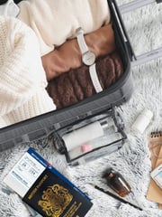 Flight Knight Grey/Black Gloss Medium Hardcase Lightweight Check In Suitcase With 4 Wheels - Image 3 of 7