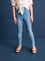 Blue Elasticated Waist Jeggings 2 Pack (3-16yrs) - Image 4 of 6