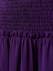 Florere Plunge Neck Shirred Maxi Dress - Image 5 of 5
