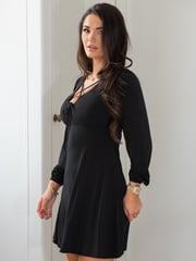 Pour Moi Black Bianca Cut Out Dress - Image 3 of 5