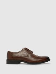Schuh Rowland Brown Leather Brogues - Image 1 of 4