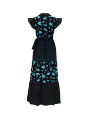Pour Moi Black 100% Cotton Esme Fluted Dress - Image 5 of 5