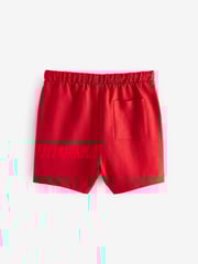 Grey/Navy Blue/Red Jersey Shorts 5 Pack (3mths-7yrs) - Image 2 of 4