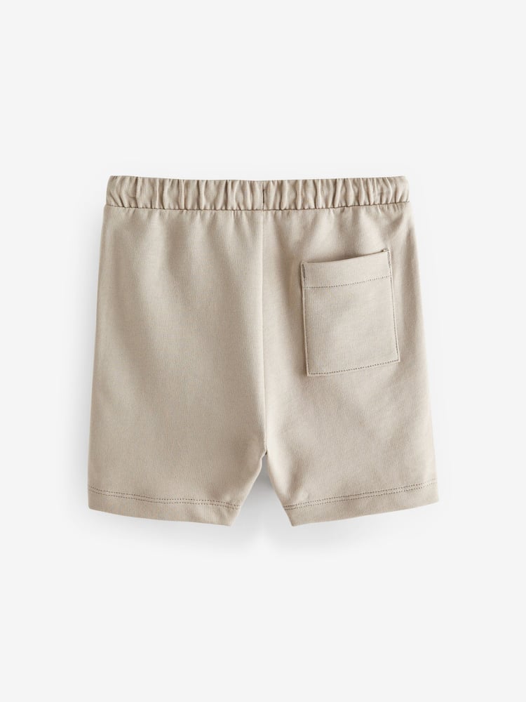 Khaki Green/Grey/Black Jersey Shorts 5 Pack (3mths-7yrs) - Image 2 of 3