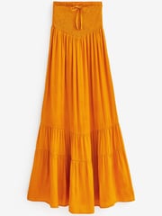 Myleene Klass Yellow Satin Bandeau Dress - Image 9 of 9