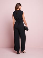 Black Cowl Neck Jumpsuit - Image 3 of 5