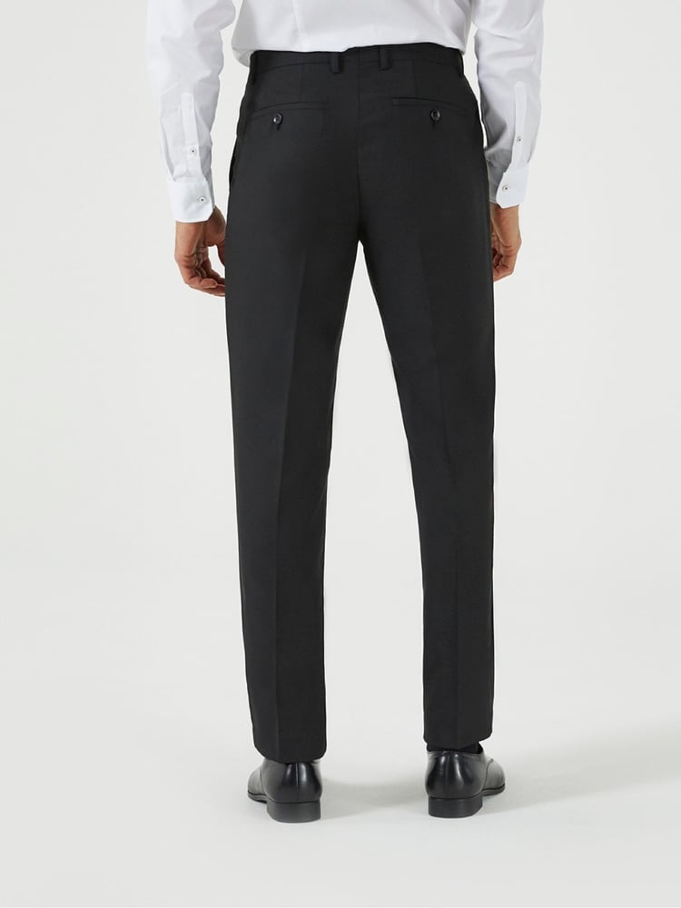 Skopes Black Tailored Fit Montague Suit: Trousers - Image 2 of 6