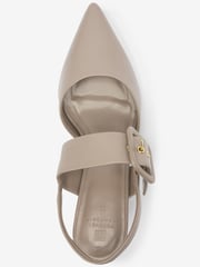 Grey Forever Comfort® Leather Buckle Detail Shoes - Image 5 of 7