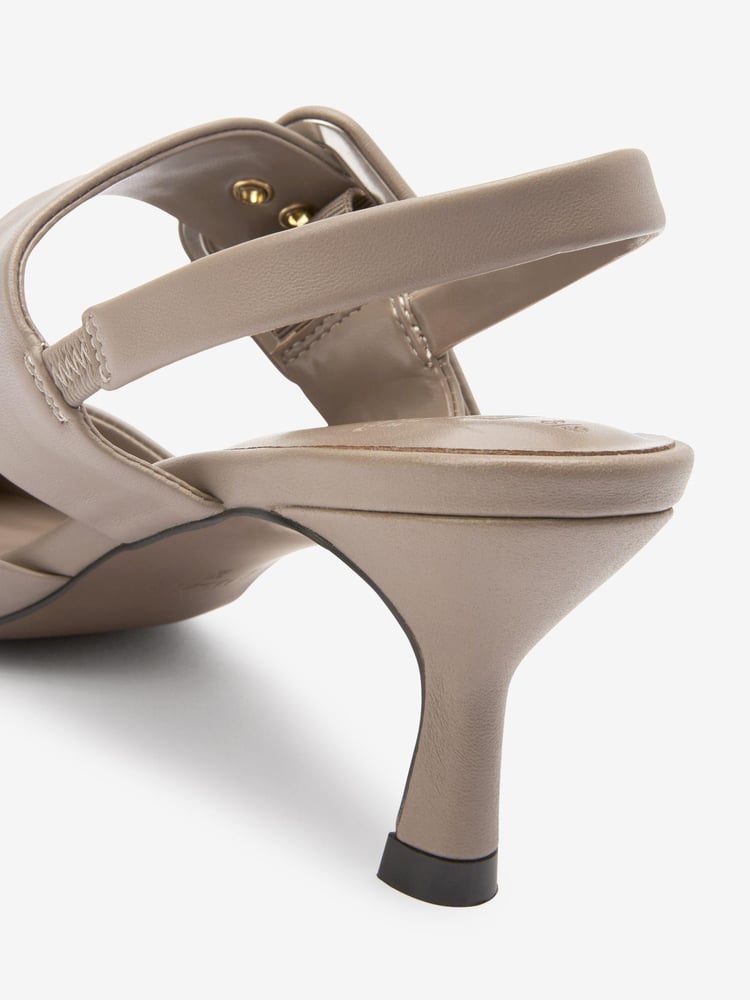Grey Forever Comfort® Leather Buckle Detail Shoes - Image 7 of 7