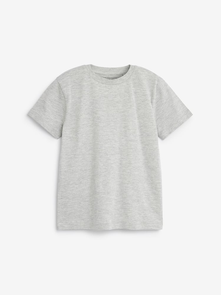 Grey Marl Regular Fit Short Sleeve T-Shirt (3-16yrs) - Image 1 of 3