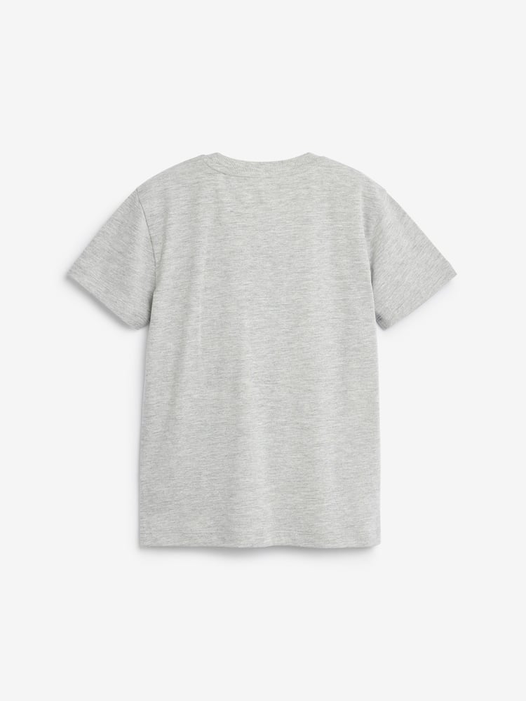 Grey Marl Regular Fit Short Sleeve T-Shirt (3-16yrs) - Image 2 of 3