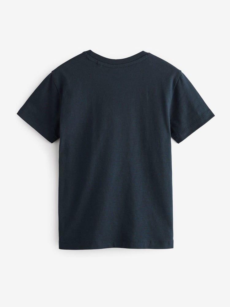 Blue Navy Regular Fit Short Sleeve T-Shirt (3-16yrs) - Image 2 of 2