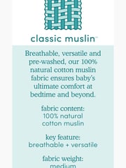aden + anais White 100% Cotton Muslin Keep Rising Burpy Bibs 2 Pack - Image 4 of 4
