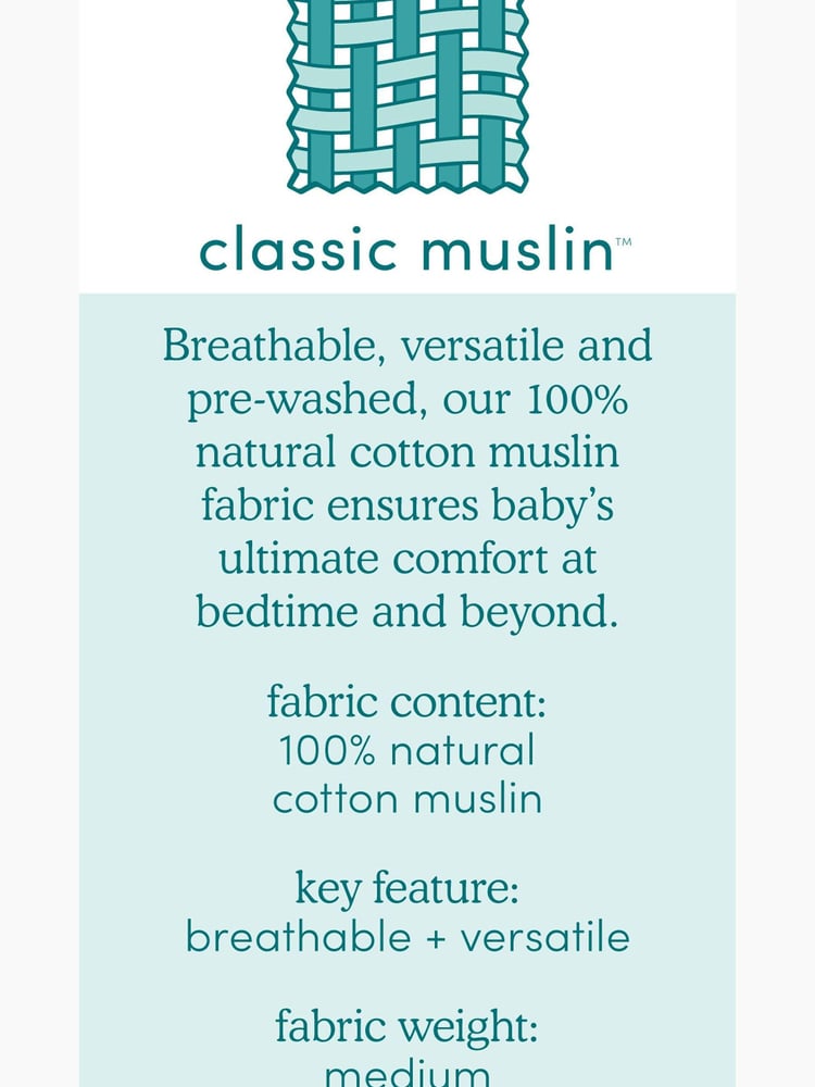aden + anais White 100% Cotton Muslin Keep Rising Burpy Bibs 2 Pack - Image 4 of 4