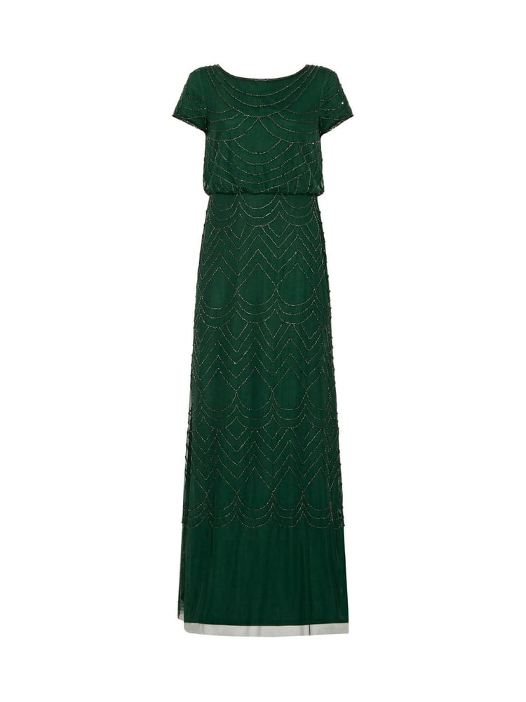 Adrianna Papell Blouson Beaded Dress - Image 6 of 6