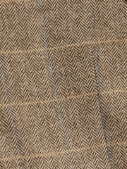 Neutral Skinny Wool Blend Check Suit Jacket - Image 11 of 11
