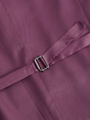 Neutral Wool Blend Check Suit Waistcoat - Image 6 of 8