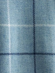 Blue Wool Blend Check Suit Waistcoat - Image 8 of 8