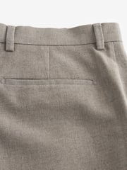 Stone Natural Relaxed Fit Donegal Suit: Trousers - Image 8 of 9