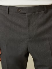 Navy Blue Relaxed Fit Donegal Suit: Trousers - Image 5 of 11