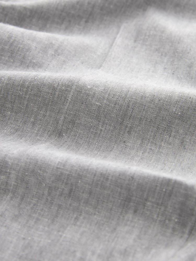 Light Grey Tailored Fit Linen Blend Suit: Trousers - Image 10 of 10 Light Grey Tailored Fit Linen Blend Suit: Trousers - Image 10 of 10