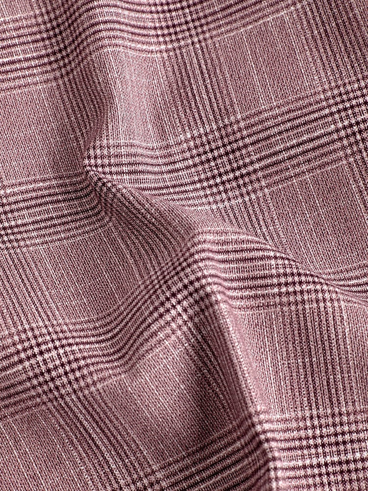 Pink Tailored Fit Check Suit: Trousers - Image 9 of 9
