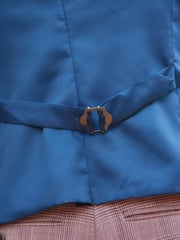 Pink Check Suit Waistcoat - Image 6 of 6