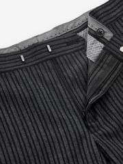 Grey Stripe Stripe Signature Empire Mills British Fabric Morning Suit Trousers - Image 10 of 14