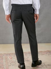 Grey Stripe Stripe Signature Empire Mills British Fabric Morning Suit Trousers - Image 2 of 14