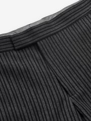 Grey Stripe Stripe Signature Empire Mills British Fabric Morning Suit Trousers - Image 9 of 14