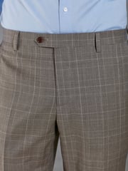 Neutral Signature British Fabric Check Regular Fit Suit Trousers - Image 5 of 11