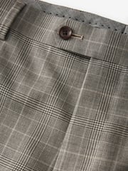 Neutral Signature British Fabric Check Regular Fit Suit Trousers - Image 8 of 11