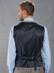 Neutral Signature British Fabric Check Regular Fit Suit Waistcoat - Image 3 of 11