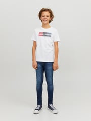 JACK & JONES JUNIOR 100% Cotton Short Sleeve White T-Shirt 2 Pack - Image 4 of 8
