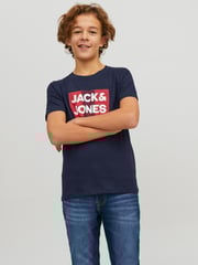 JACK & JONES JUNIOR 100% Cotton Short Sleeve White T-Shirt 2 Pack - Image 5 of 8