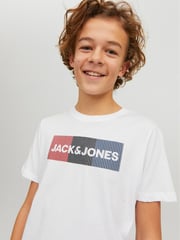 JACK & JONES JUNIOR 100% Cotton Short Sleeve White T-Shirt 2 Pack - Image 7 of 8