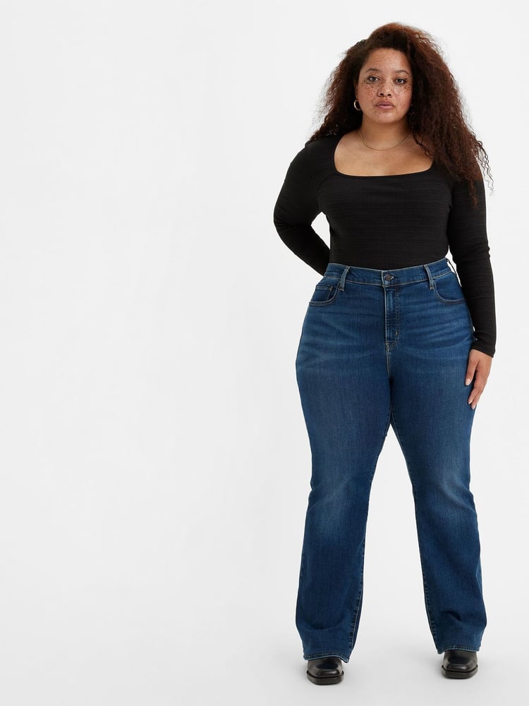 Levi's® Blue Wave Dark Plus Curve 725™ High Rise Bootcut Jeans - Image 1 of 6 Levi's® Blue Wave Dark Plus Curve 725™ High Rise Bootcut Jeans - Image 1 of 6