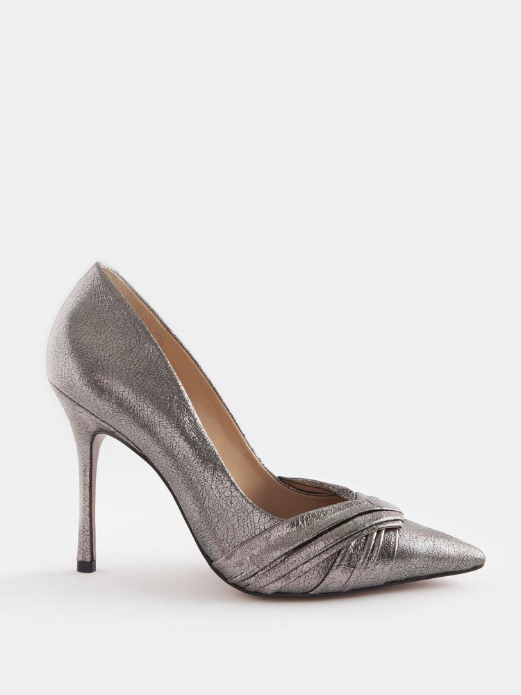 Pewter Signature Forever Comfort® Twist Court Shoes - Image 2 of 4